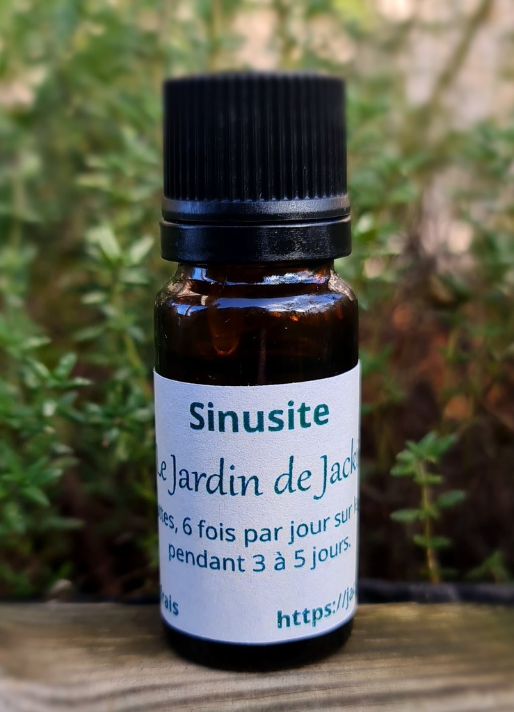 Synergie d'huiles pour sinusite