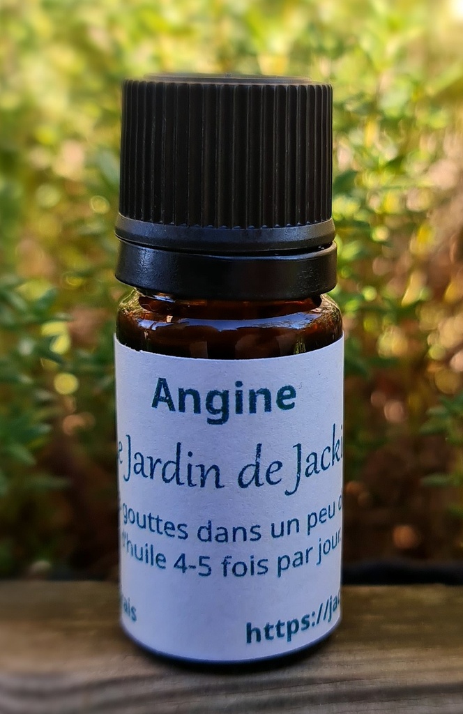 Synergie d'huiles angine